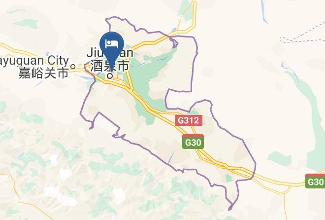 Jiuquan - Bayi Hotel Maps