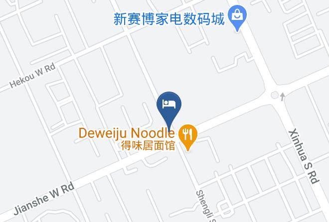 Jiayuguan - Bayi Hotel Maps