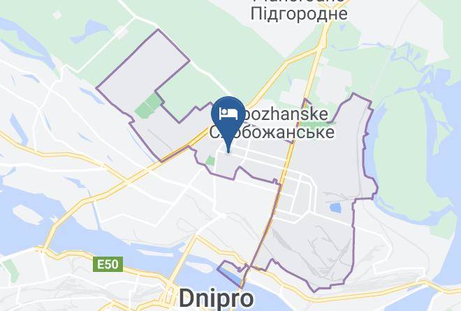 Dnipro - Baykal Hotel Maps