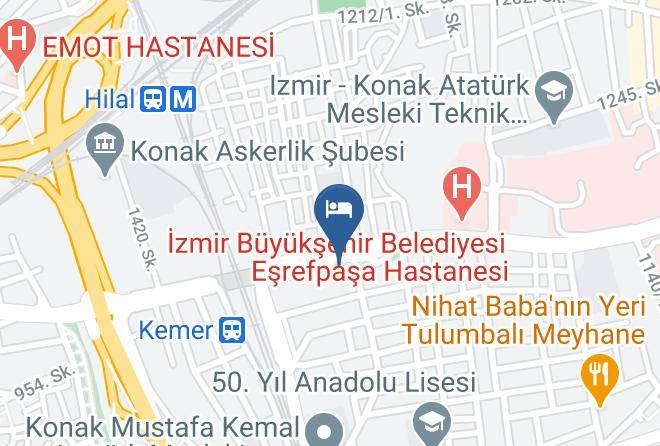 Konak - Hotel Baylan Yenisehir Maps