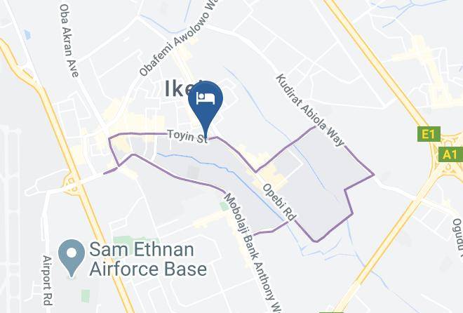 Ikeja - Baylis Suites Maps