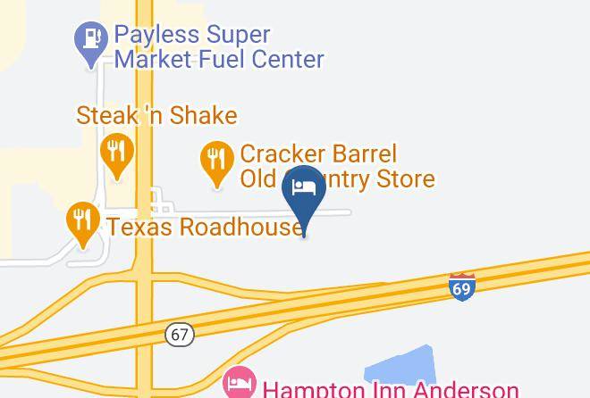 Baymont By Wyndham Anderson Map