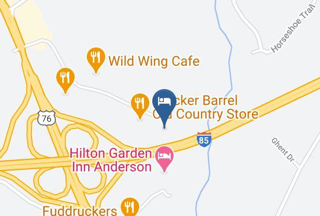 Baymont By Wyndham Anderson Clemson Map