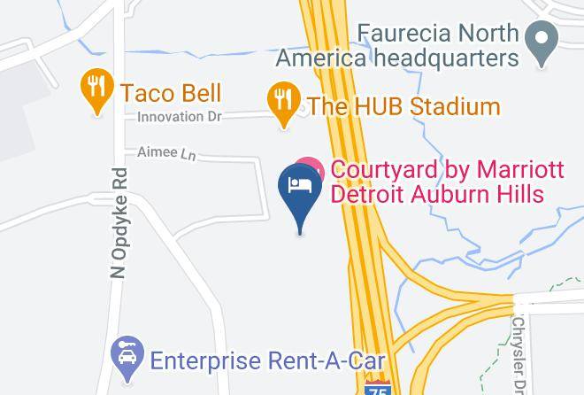 Oakland County - Baymont By Wyndham Auburn Hills Maps