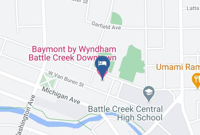 Calhoun County - Baymont By Wyndham Battle Creek Downtown Maps