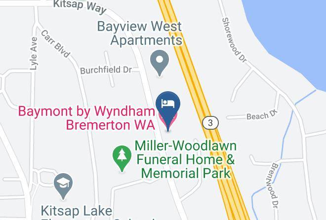 Kitsap - Baymont By Wyndham Bremerton Wa Maps