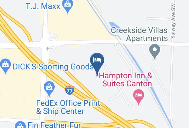 Baymont By Wyndham Canton Hall Of Fame Map