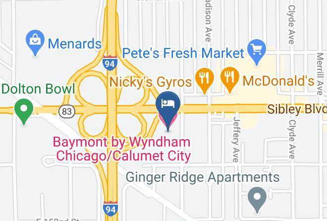 Cook - Baymont By Wyndham Chicago Calumet City Maps