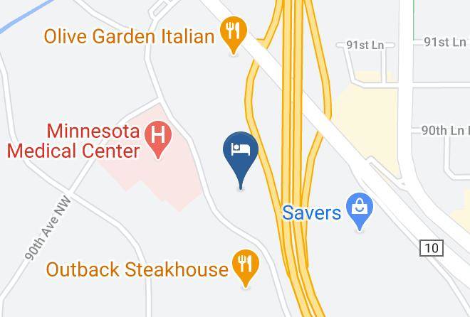 Anoka - Baymont By Wyndham Coon Rapids Maps