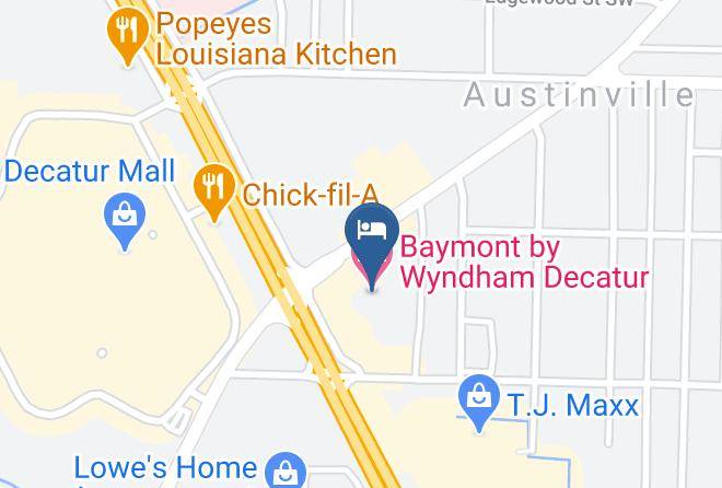 Baymont By Wyndham Decatur Map