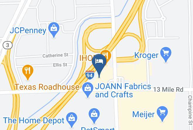 Macomb County - Baymont By Wyndham Detroit Roseville Maps