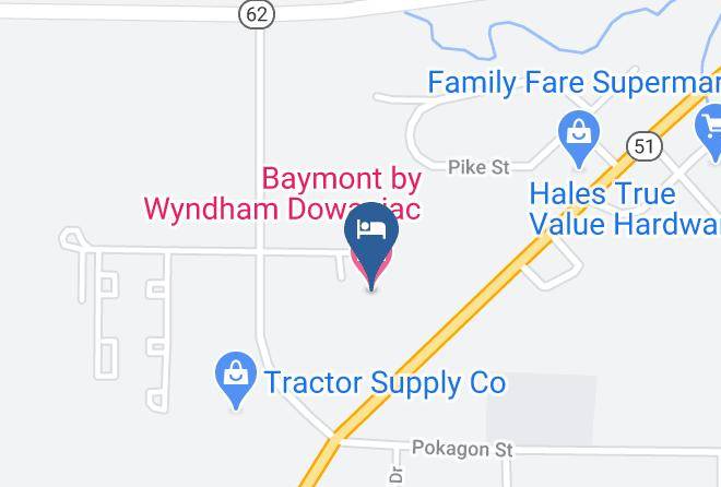 Cass County - Baymont By Wyndham Dowagiac Maps