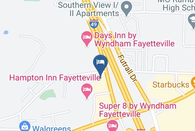 Baymont By Wyndham Fayetteville Map