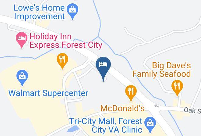 Rutherford - Baymont By Wyndham Forest City Maps