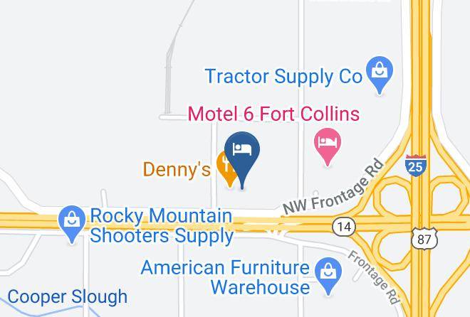 Baymont By Wyndham Fort Collins Map
