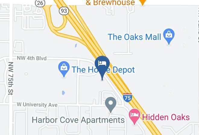 Alachua - Baymont By Wyndham Gainesville Maps