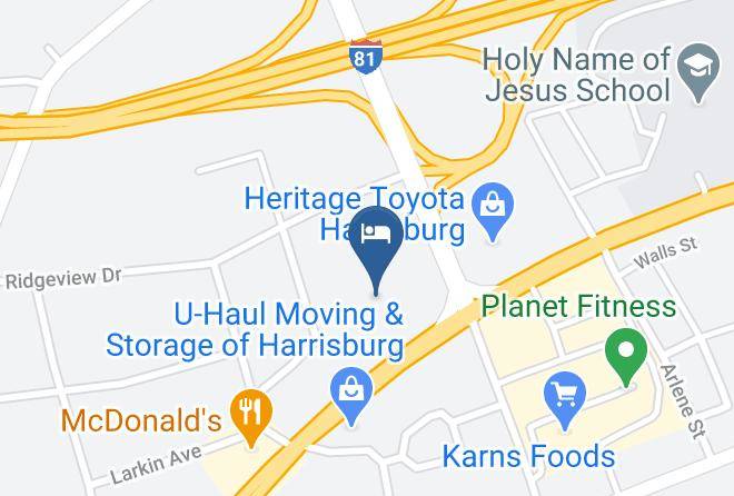 Baymont By Wyndham Harrisburg Map