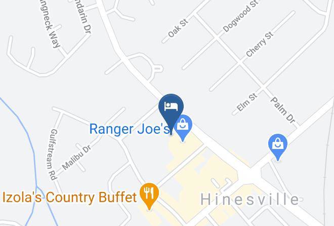 Baymont By Wyndham Hinesville Fort Stewart Area Map