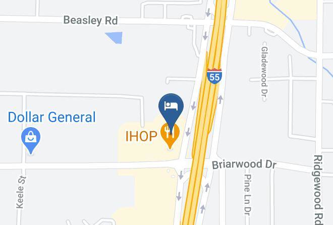 Baymont By Wyndham Jackson Ridgeland Map