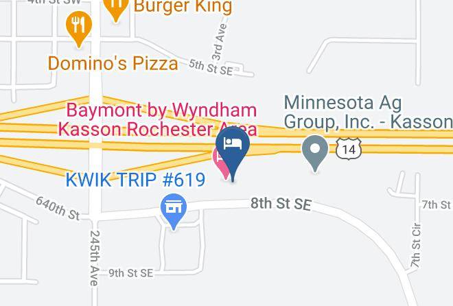 Dodge - Baymont By Wyndham Kasson Rochester Area Maps