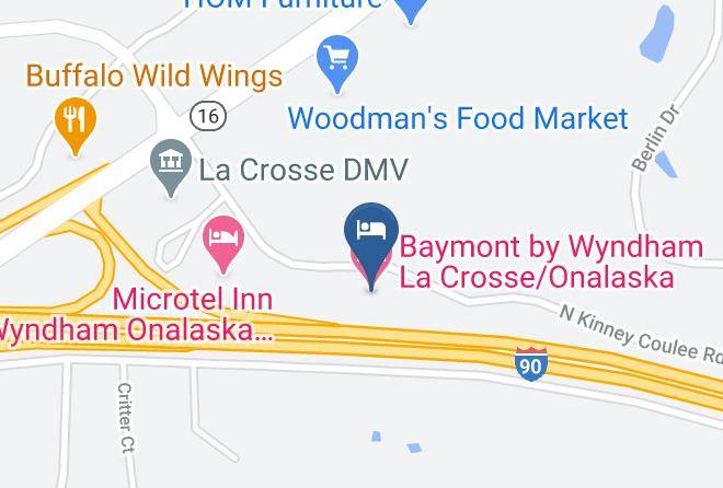 La Crosse - Baymont By Wyndham La Crosse Onalaska Maps