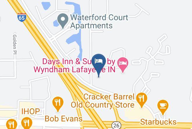 Tippecanoe - Baymont Inn & Suites By Wyndham Lafayette Purdue Area Maps