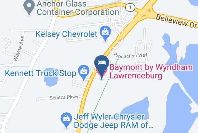 Dearborn - Baymont By Wyndham Lawrenceburg Maps