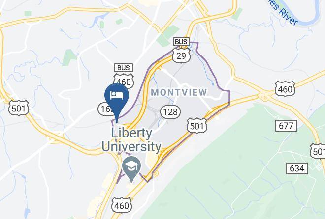 Baymont By Wyndham Lynchburg Map