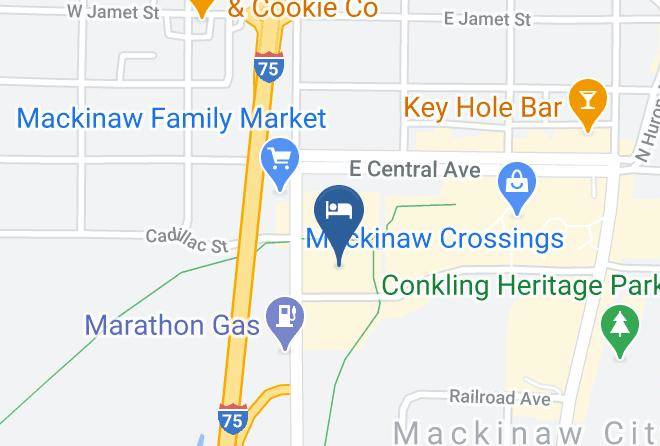 Cheboygan County - Baymont By Wyndham Mackinaw City Maps