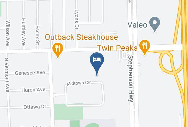 Oakland County - Days Inn & Suites By Wyndham Madison Heights Mi Maps