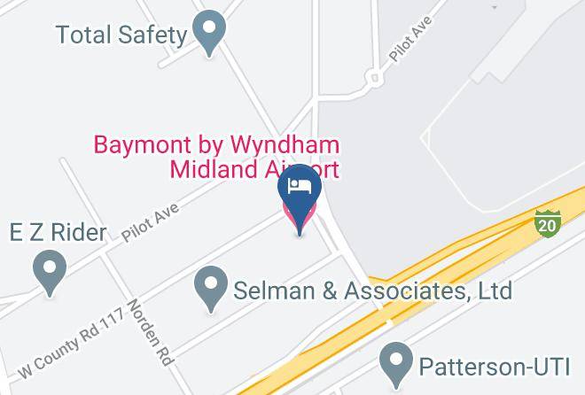 Midland - Baymont By Wyndham Midland Airport Maps