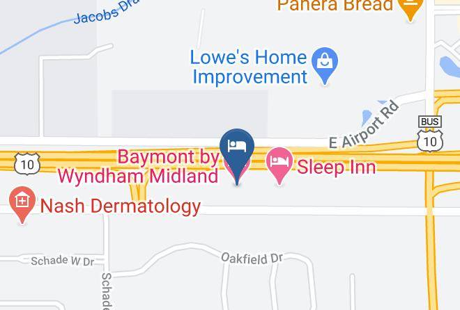 Midland County - Baymont By Wyndham Midland Maps
