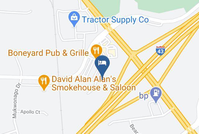 Waukesha - Baymont By Wyndham Mukwonago Near Lake Geneva Maps