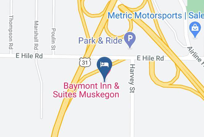 Muskegon County - Baymont By Wyndham Muskegon Maps