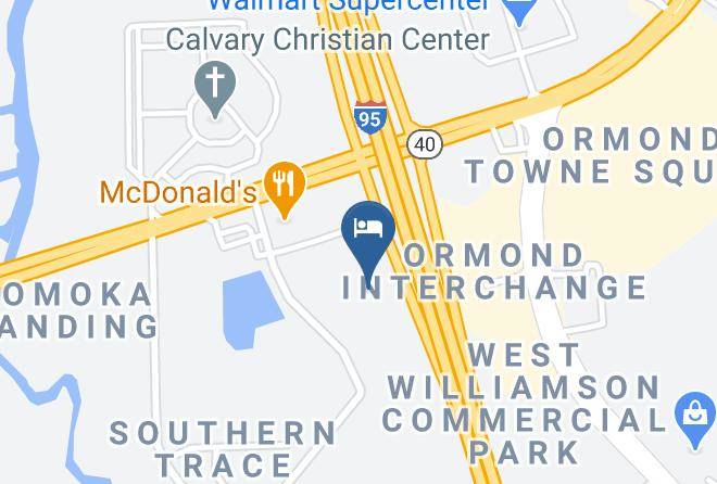 Baymont By Wyndham Ormond Beach Map