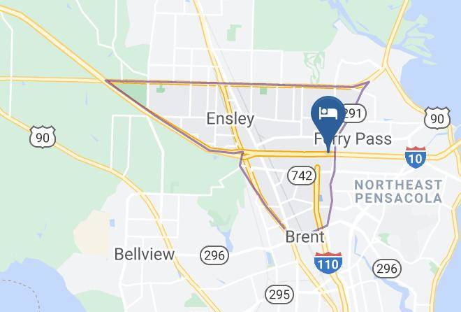 Escambia - Baymont By Wyndham Pensacola Maps