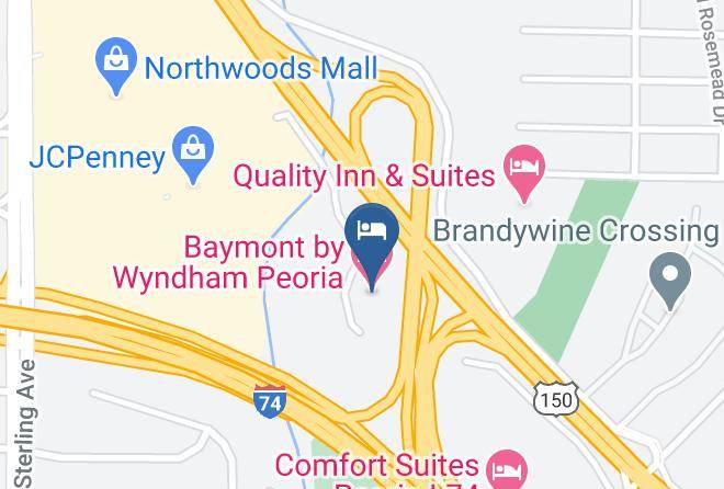 Peoria - Baymont By Wyndham Peoria Maps