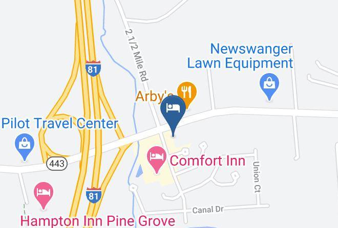 Schuylkill - Baymont By Wyndham Pine Grove Maps