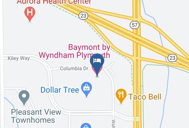 Sheboygan - Baymont By Wyndham Plymouth Maps