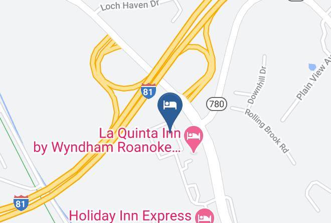 Salem City - Baymont By Wyndham Salem Roanoke Area Maps