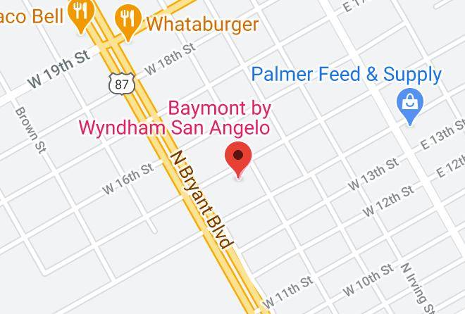 Tom Green - Baymont By Wyndham San Angelo Maps