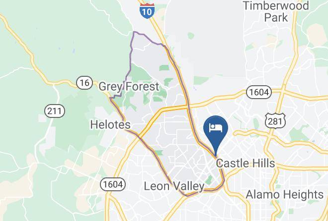 Baymont By Wyndham San Antonio Near South Texas Medical Ctr Map