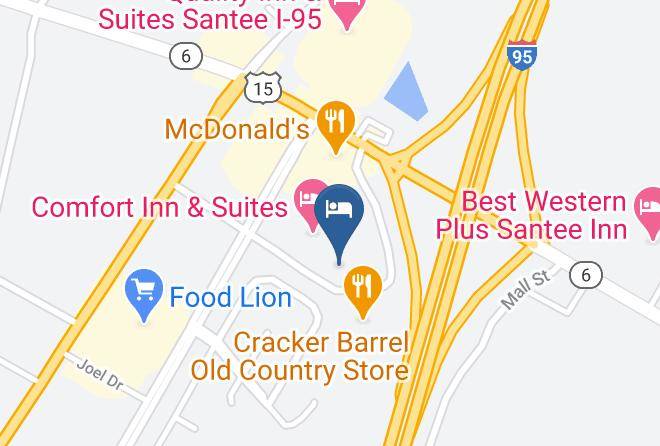 Orangeburg - Baymont By Wyndham Santee Maps
