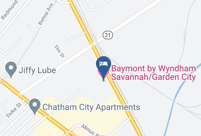 Chatham - Baymont By Wyndham Savannah Garden City Maps