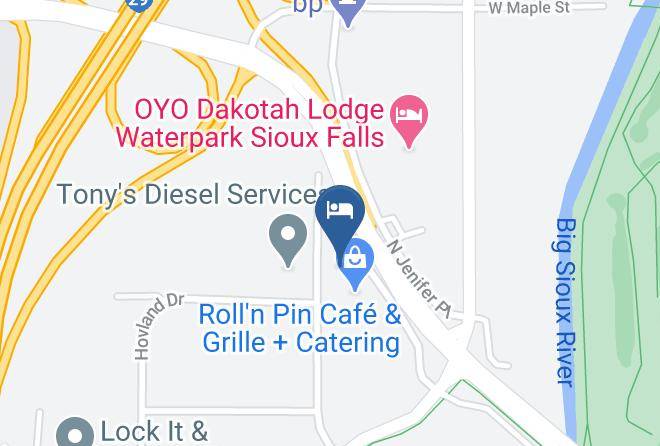 Baymont By Wyndham Sioux Falls West Russell Street Map