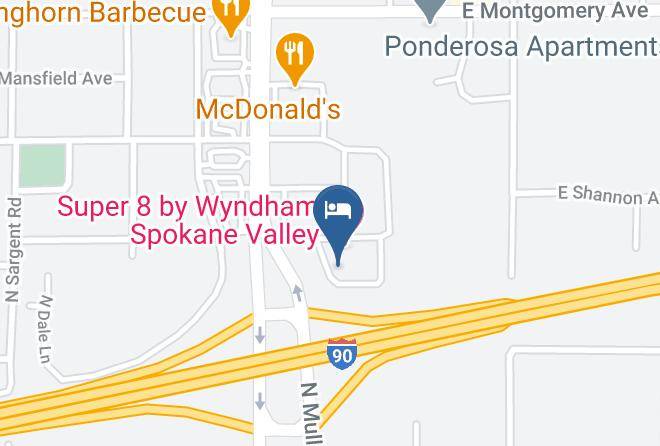 Spokane - SilverStone Inn & Suites Spokane Valley Maps