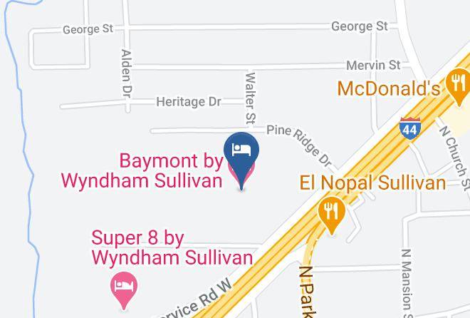 Baymont By Wyndham Sullivan Map