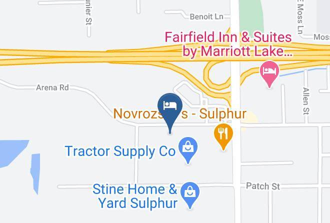 Baymont By Wyndham Sulphur Map