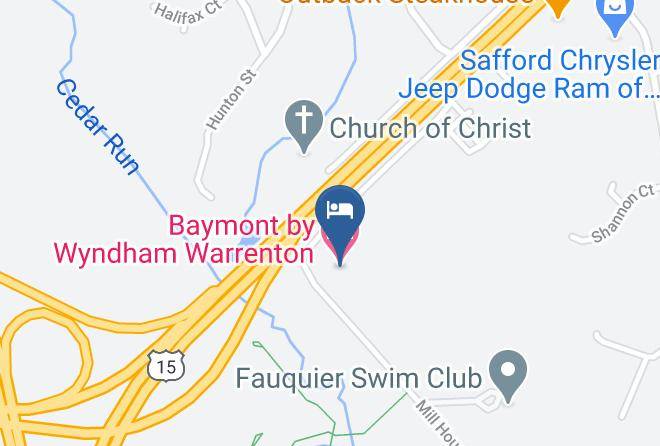 Fauquier - Baymont By Wyndham Warrenton Maps