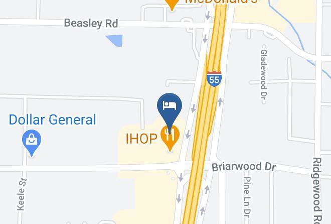 Hinds - Baymont In Ridgeland Mississippi Maps